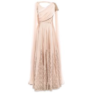 COPY - Ridhima Basin Beige Embellished Gown